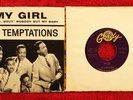 THE TEMPTATIONS   MY GIRL    1964 GORDY 45 & PICTURE SLEEVE   MOTOWN