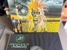 Iron Maiden Vinyl LP Record - signed Steve Harris (authenticity certificate)