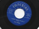 DOOWOP R&B  45 - SPIDERS - I DIDNT WANT TO DO IT -  HEAR -1953 IMPERIAL