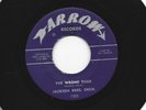 R&B ROCKER 45  - JACKSON BROS. - THE WRONG DOOR -  HEAR 1957 ARROW