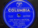 PREWAR JAZZ 78 • Benny Goodman • Billie Holiday • Columbia 2856 1st Billie 78  E