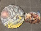 Iron Maiden 2 picture disc lot. The Trooper  & Flight Of Icarus. WARPED/CRACKED