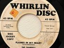 RARE AS PROMO BIG DEAL DOO WOP 45 CHANNELS FLAMES IN MY HEART WHIRLIN DISC