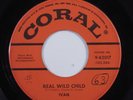 Rockabilly 45 IVAN Real Wild Child CORAL HEAR n