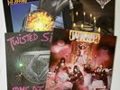 4x LP  W.A.S.P.-DEF LEPPARD-TWISTED SISTER-KARO