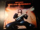 THIN LIZZY LIVE AND DANGEROUS 2 LP RECORD SET VG++