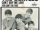 BEATLES 1964 CAN'T BUY ME LOVE 45 PICTURE SLEEVE RARE VG++