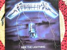 Metallica Ride The Lightning LP 1984 Elektra SRC MASTERDISK HW VG+
