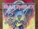 Iron Maiden ‘The Number Of The Beast’ 1982 * SIGNED * 7” RED Vinyl Single Record