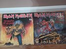 Iron Maiden 10 Years double single Number of the Beast/Run to the Hills LP vinyl