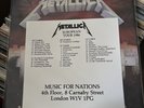 Metallica - Master Of Puppets. MFN Pressing W/ Order Form & Tour Dates. 2LP’s
