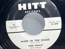 Gene Dunlap - What Do I Want? / Made In The Shade 7” RARE Rockabilly VG+
