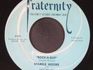 SPARKLE MOORE: rock-a-bop / skull and cross bones FRATERNITY 7
