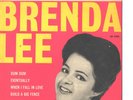 BRENDA LEE-4-SONG HARD COVER-EP-2702--(DUM DUM + 3 OTHERS)--PS---PIC--SLV