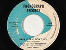 R&B Mod 45 - Jo Ann Henderson - Baby Please Don't Go - Phonograph