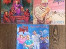 DEATH 3x LP's Scream bloody gore/Leprosy/Spiritual healing UK first pressing