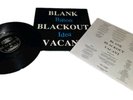 Poison Idea Blank Blackout Vacant Vinyl LP 1992 US Taang Records Punk Rock