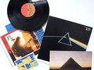 RARE BLUE PYRAMID POSTER 1973 OG PINK FLOYD DARK SIDE OF THE MOON VINYL LP BOOK