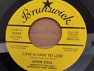 JACKIE ROSS Keep Your Chin Up / Love Is Easy To Lose BRUNSWICK  Promo Soul - EX