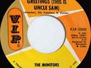 The Monitors - Greetings (This Is Uncle Sam) / Number One In Your Heart, 7