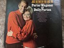 DOLLY PARTON Signed Vinyl LP JUST BETWEEN YOU AND ME Vintage 1968 Porter Wagoner