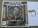 CRASS – 2651979 CONWAY HALL, HOLBORN, LONDON LP – Nr MINT PUNK ANARCHO