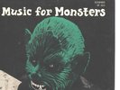 MUSIC FOR MONSTERS-EP-PICTURE SLEEVE + GREEN VINYL 45--PS--PIC--SLV