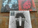 Metallica 3 x Coloured Vinyl LP Bundle Death Magnetic, Garage Inc & St Anger