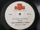 TODD RUNDGREN/UTOPIA 1st Concert of the Decade The Source 2 LPs RADIO PROMO 1980