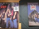 SLAYER - DECADE OF AGGRESSION LIVE, 2 VINYL LP 1ST 1991, UK PRESS, DEF AMERICAN