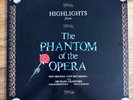 Highlights From The Phantom Of The Opera (Original Cast Recording) 1987 Vinyl VG