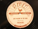 BLUES GOSPEL VOCAL GROUP PRISONAIRES Just Walkin' In The Rain SUN 186 PROMO  E+