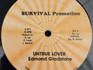Edmond Gladstone - Untrue Lover 12”45 RPM Survival Promotion Rare Reggae