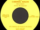 SOUL WALKERS I'm Tired Of What People Say 45 Cardinal Avalon Rare KY Sweet Soul