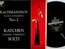 SXL 2076 ED1 WBG BBB UK- Rachmaninov Piano Concerto No.2 KATCHEN Solti LP EX-