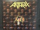ANTHRAX AMONG THE LIVING LP 1987 MEGAFORCE VG+/EX ISLAND 90584-1 VINYL RECORD