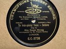 78Rpm, Soprano, Miss Susan Strong 'The Brain Spinning Swains' Concert G.C3738