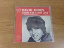 45 RPM RECORD WITH PICTURE SLEEVE DAVID (DAVY) JONES THEME FOR A NEW LOVE