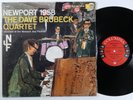 DAVE BRUBECK QUARTET Newport 1958 COLUMBIA LP VG++ mono 6-eye o
