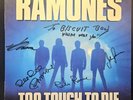 Ramones TOO TOUGH TO DIE 1984 LP SIGNED to Randy J 'Biscuit' Turner (Big Boys)