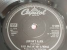 Paul McCartney Wings JUNIORS FARM Capitol SOLID R5999 UK 7