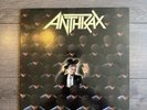 ANTHRAX AMONG THE LIVING LP 1987 MEGAFORCE VG+/EX ISLAND 90584-1 VINYL RECORD