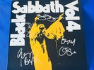 Black Sabbath Autographed Record Original Members Signed Album Used