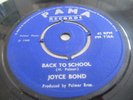 JOYCE BOND..BACK TO SCHOOL .SUPERB  RARE UK 1ST ISSUE PAMA LABEL  No PM 718