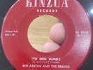 RED ARROW & THE BRAVES Red Skin Rumble 45 KINZUA Rochester ROCKER VG