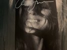 Ariana Grande Petal Translucent Pearly White LP w/ FULL SILVER Signature - RARE
