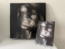 Ariana Grande Petal Translucent Pearly White LP SIGNED Silver Ink New IN HAND