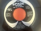 RARE ROCKER ROCKABILLY 45 rpm VERN PULLENS Rock On Mabel on Spade lbl NM-