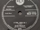 ELVIS PRESLEY - A Fool Such As I. UK RCA 78'. 1959 Rock & Roll Nm  Rca-1113