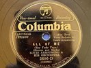 PREWAR JAZZ 78 • Louis Armstrong • Columbia 2606 • All Of Me • Home V+